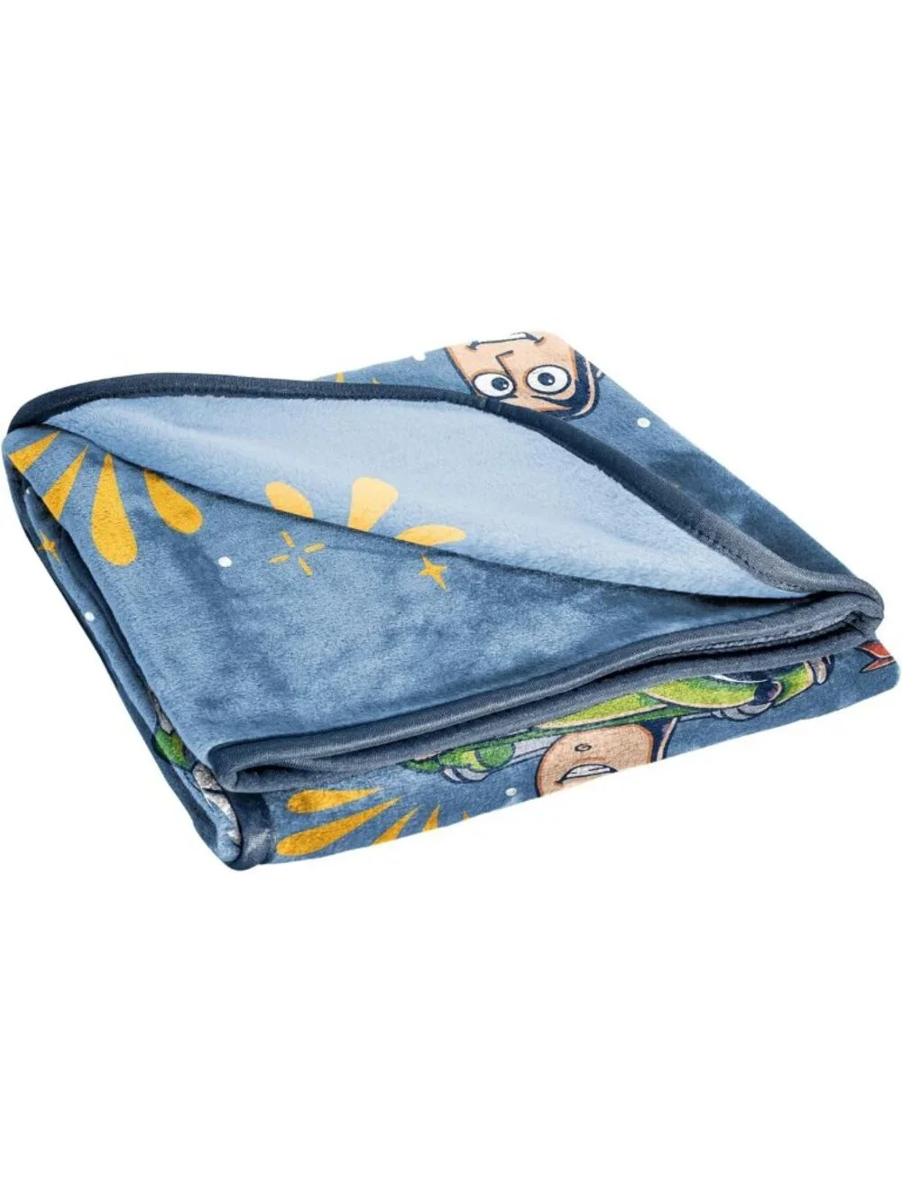 Cozy Plush Throw Blanket for Kids - Soft Fleece Toy Story Décor, 40x50, Blue
